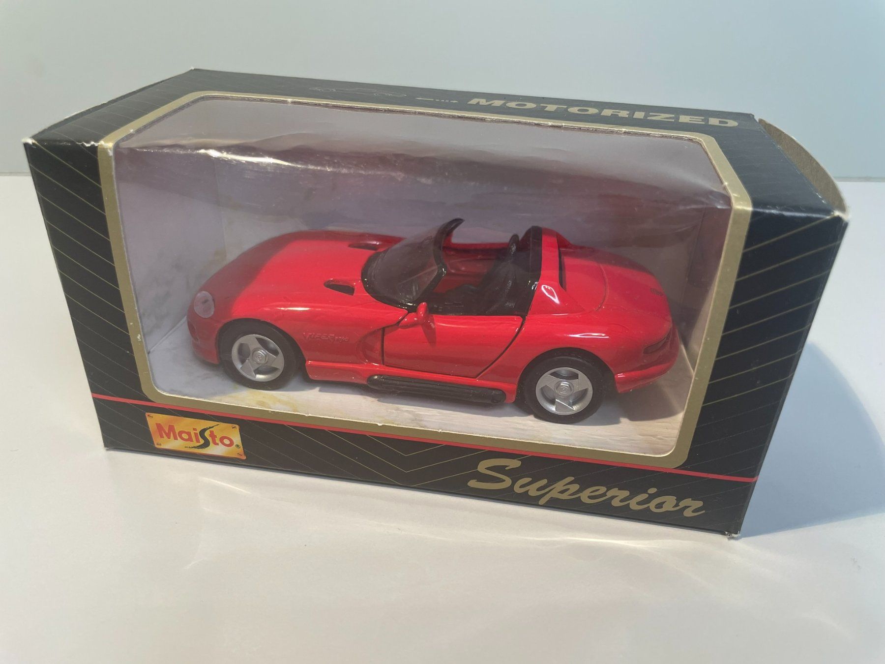 Maisto Modellini d'auto: Maisto Dodge Viper RT/10 "Motorized" mit Antrieb, 1:43 – Nuovo e nell'imballaggio originale da Bättwil venduto da Samuel_Wyss