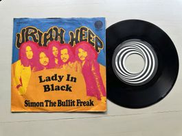 URIAH HEEP tolle Single Lady in black Kult Top Hit differnt