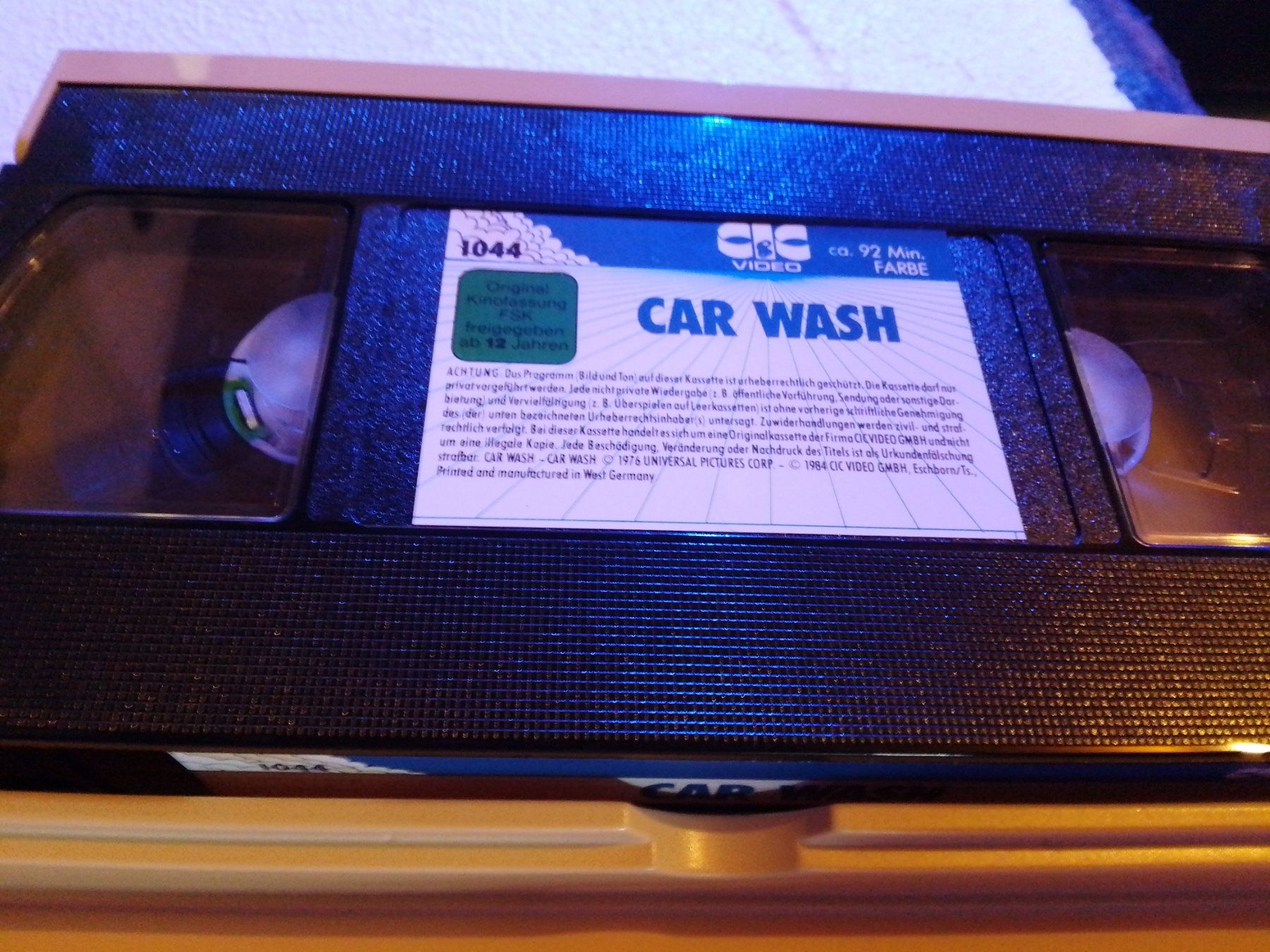 Tutti i VHS: Car Wash CIC Video VHS 1044 – Usato da Remetschwil venduto da Privatflohmi 4