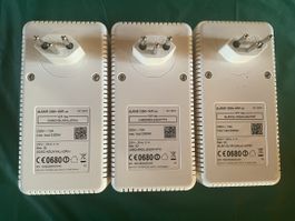 3× devolo dLAN 1200+ WiFi ac Powerline Adapt – WLAN – 2× LAN