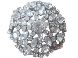 Brosche Strass Vintage