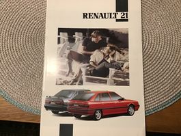 Renault 21 Verkaufsprospekt 44 Seiten August 1991