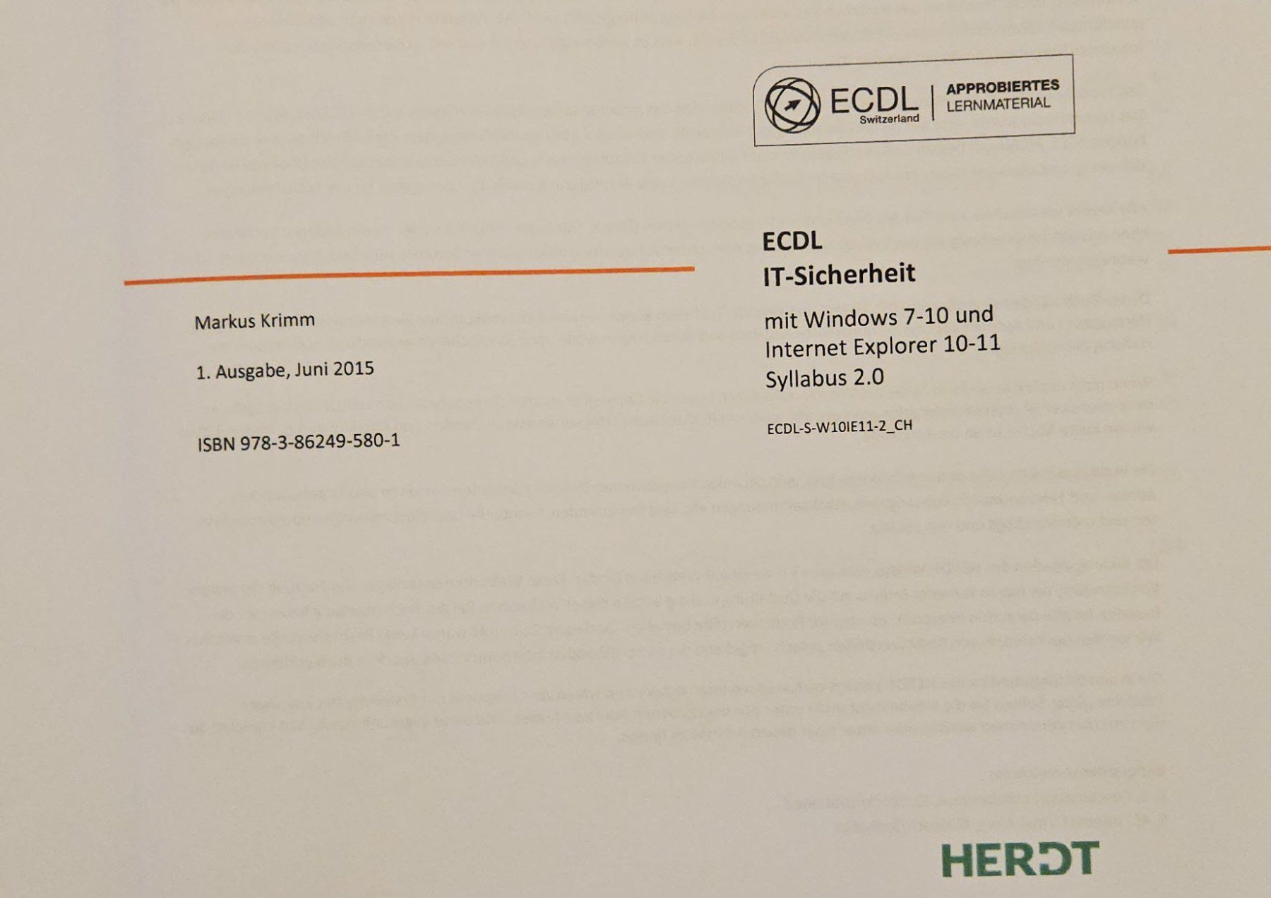 Bücher: ECDL Lernbücher Set (Word, Excel, PowerPoint, IT-Siche...) – Gebraucht aus Aesch BL von mbe_96vl 3