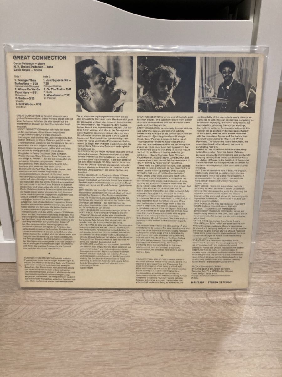 Dischi in vinile: Oscar Peterson Great Connection LP – Usato da Muttenz venduto da TamiyaFanboy79 1