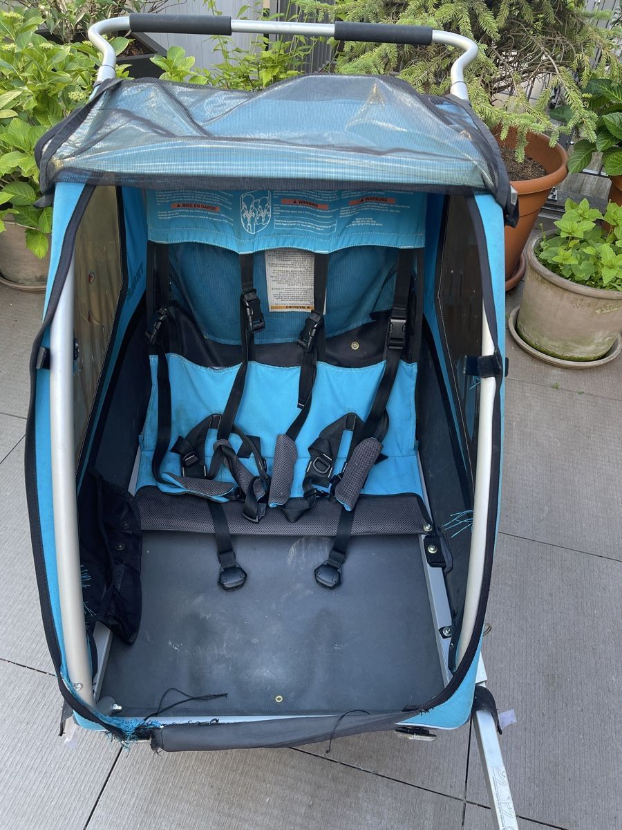 Thule Rimorchi: Thule Chariot CX 2 Kinderveloanhaenger   – Usato da Sursee venduto da evelinesuter1 5