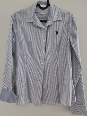 US Polo Assn. Hemdbluse Streifen Gr. S 