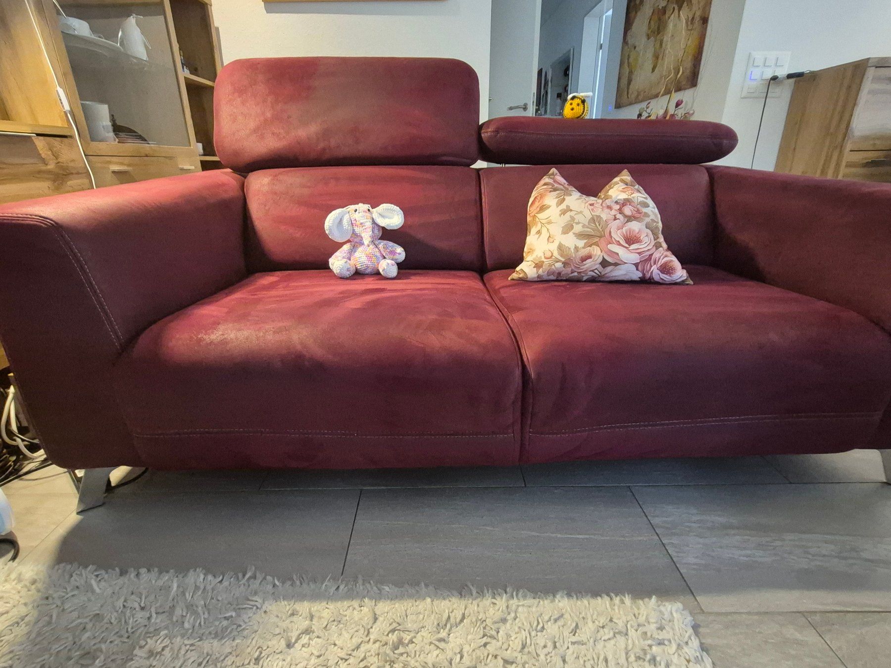 Conforama Divani: Sofa - 3 Teile - mit Kopfstützen – Usato da Lufingen venduto da mickymouse03 1