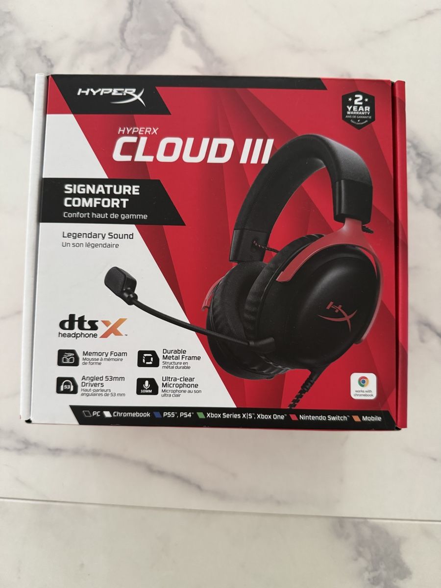 Hyperx Casques audio: NEU HyperX Gaming-Headset Cloud III – Neuf avec emballage d'origine à Lyss par Kindergarten2015