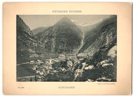 Fotografie Göschenen, Blick auf den Ort