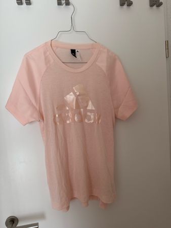 Adidas T-Shirt Damen Gr. S, Sommerliches Rosa, Neuwertig!