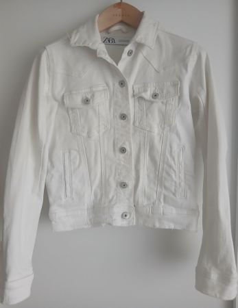 Zara Jeansjacke weiss Grösse XS sehr gut Zustand