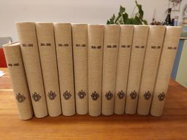 SAC Jahrbücher 1888-1904 Konvolut 12 Bde. Sehr guter Zustand
