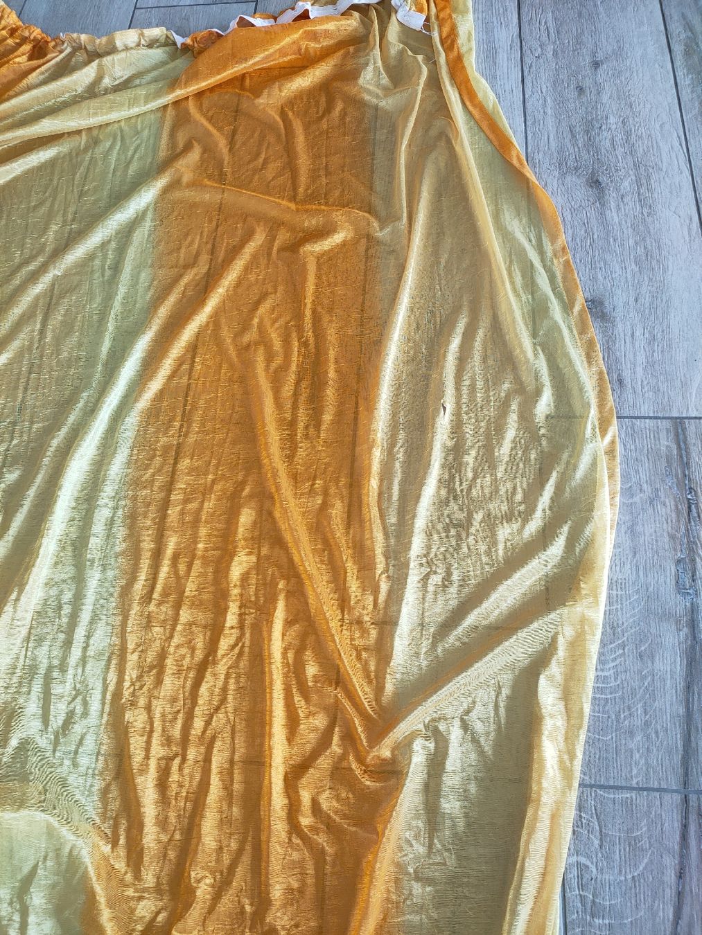 Tende: Vorhang, transparent, gelb / orange – Usato da Gipf-Oberfrick venduto da minini 4