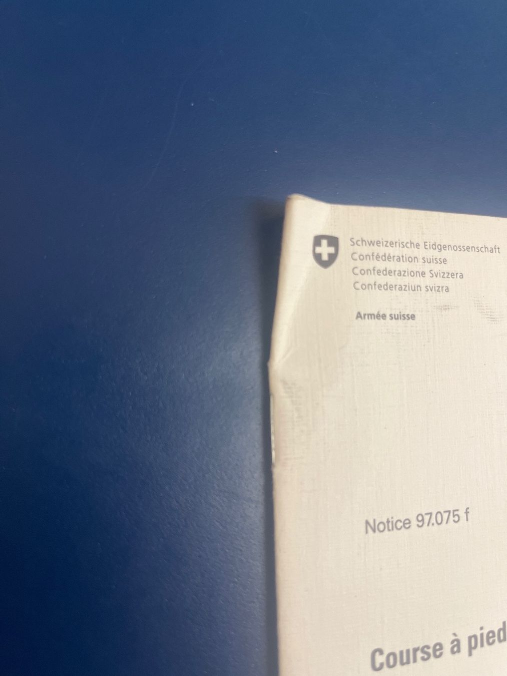 Bücher: Notice militaire Course à pied armée suisse – Gebraucht aus Vernayaz von Darkfrost 2