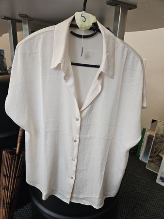 Damen Bluse MNG elfenbein Gr S guter Zustand