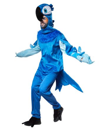 Unisexkostüm Prächtiger Blauara Gr. 165