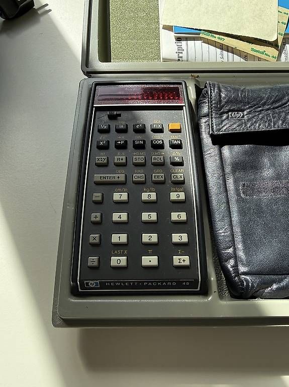 Hewlett Packard Calcolatrici tascabili: HP-45 Taschenrechner – Usato da Sumiswald venduto da MFMF02 1