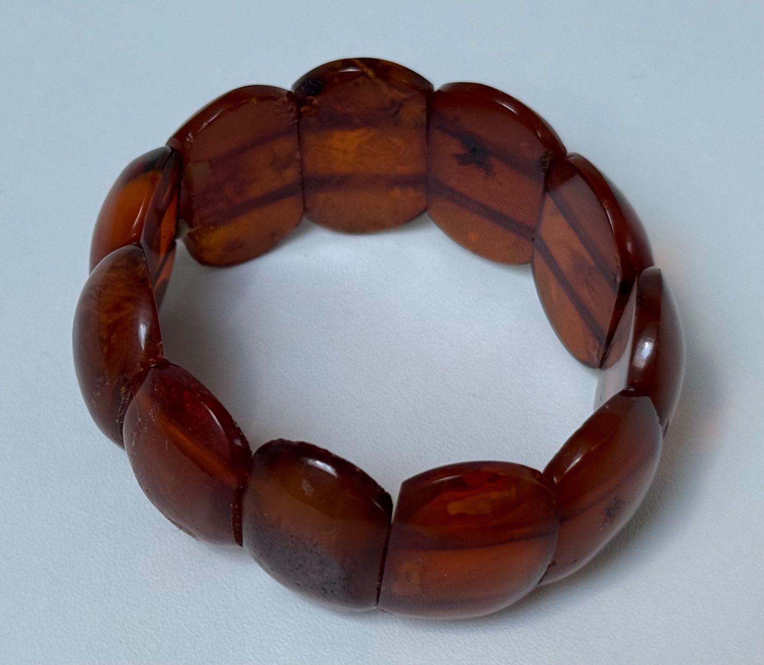Armbänder & -reifen: Bracelet vintage en ambre véritable – Gebraucht aus Denges von peumens 4