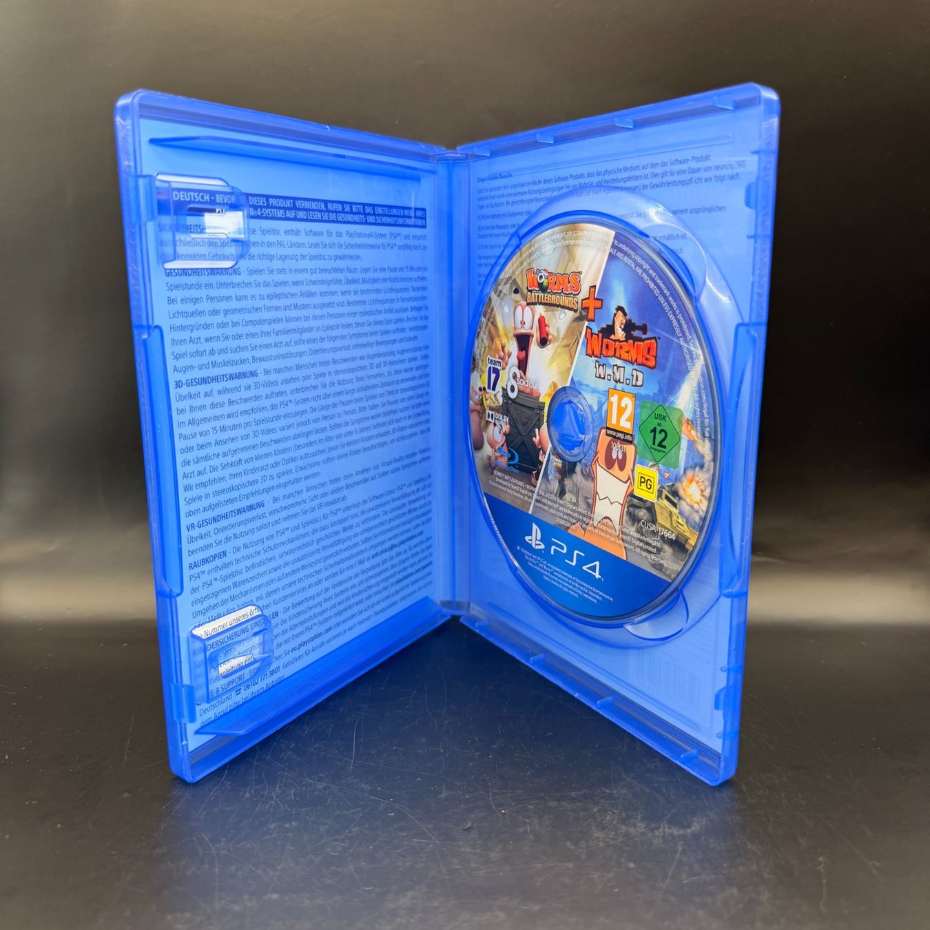 Sony Giochi: Worms Battlegrounds + Worms W.M.D Playstation 4 – Usato da Düdingen venduto da Nerdworld 2
