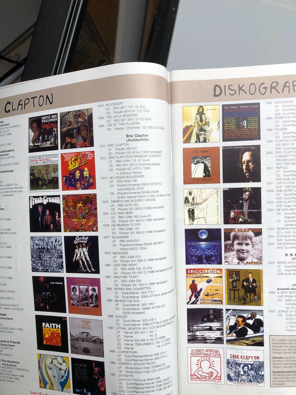 Riviste & Magazine: Eric Clapton – Usato da Aeschi SO venduto da Stones55 4