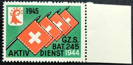 Grenz Schützen Bat 245, Aufdr, 2.WK, Wi Gz 169