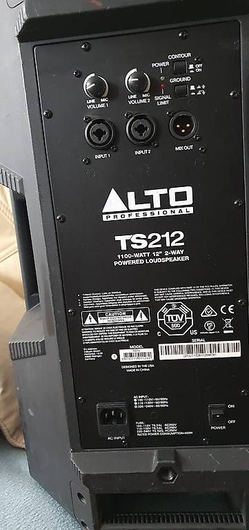 Casse acustiche: Lot de 2 enceintes TS212 Alto – Usato da Genève venduto da Susana.L 2
