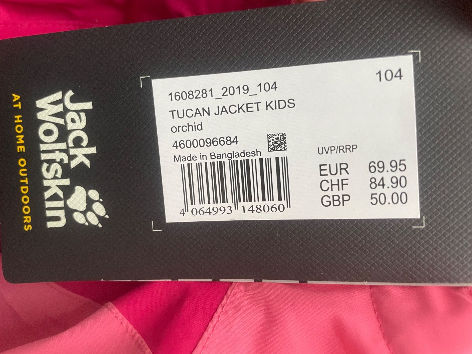 Jack Wolfskin Jacken & Mäntel: Jack Wolfskin Regenjacke – Neu (gemäss Beschreibung) aus Flüelen von AU10 2