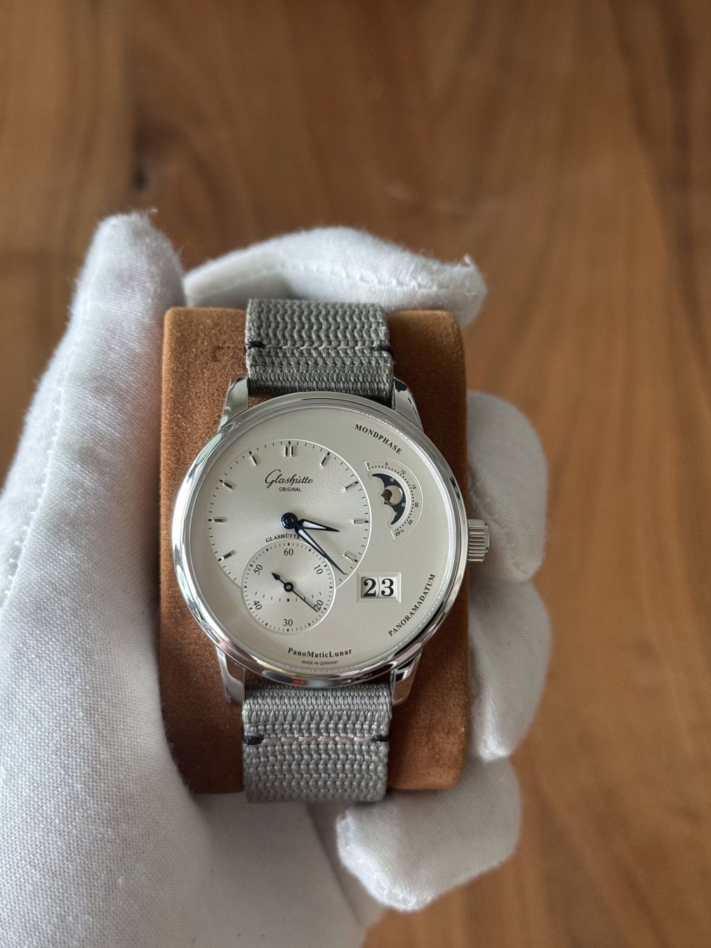 Glashütte Orologi: Glashütte Original PanomaticLunar - Like new – Usato da Biel/Bienne venduto da leop93