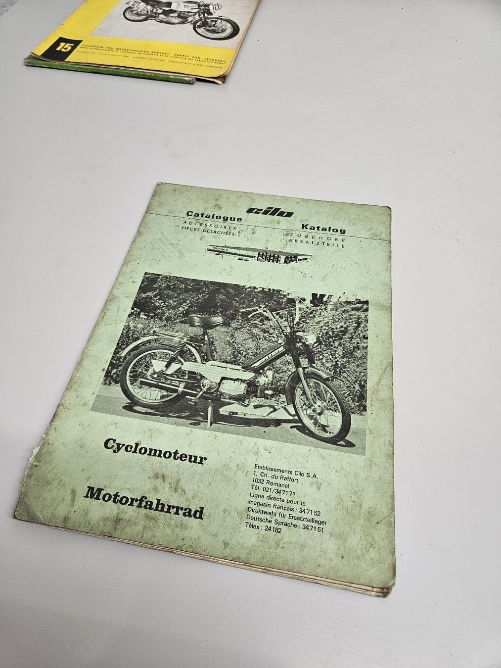 Cilo Mofa-Ersatzteile: Ersatzteilekatalog Cilo Mofa Töffli  – Gebraucht aus Mellingen von Mech-Service