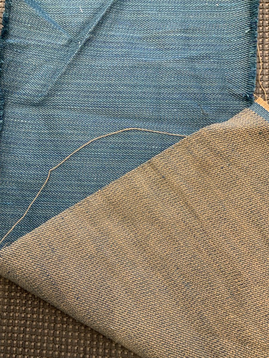 Tissus: Coupon de tissu bleu – D'occasion à rolle par Tontonjulot 2