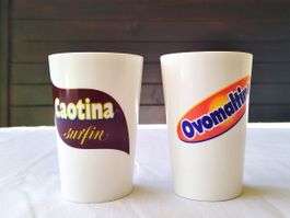 2 gobelets Caotina + Ovomaltine