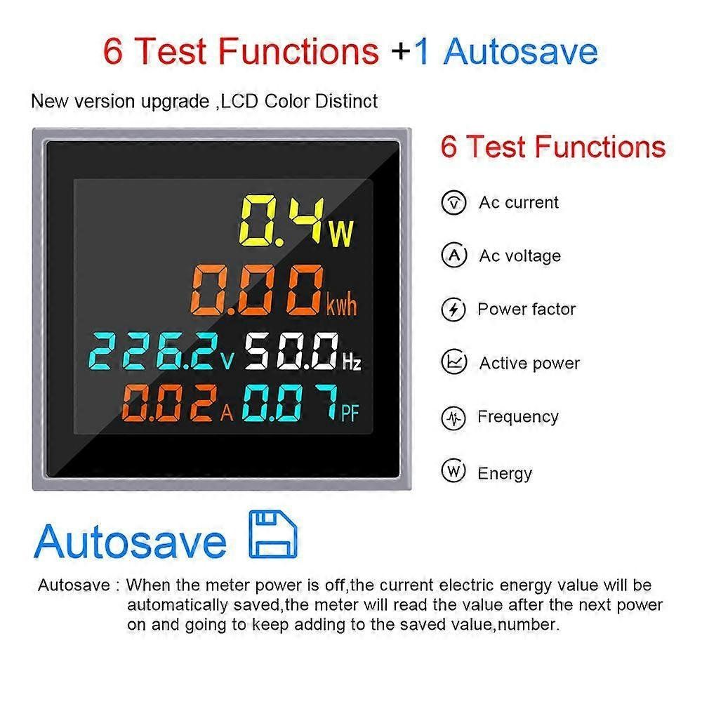 Misurare: Voltmeter Amperemeter LCD D48-2058 Multifunktions-Digitalmet – Nuovo e nell'imballaggio originale da Zürich venduto da Alibaba1234 1
