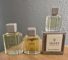 3 x Gucci Nobile - vintage Herren Parfumminiatur Parfum