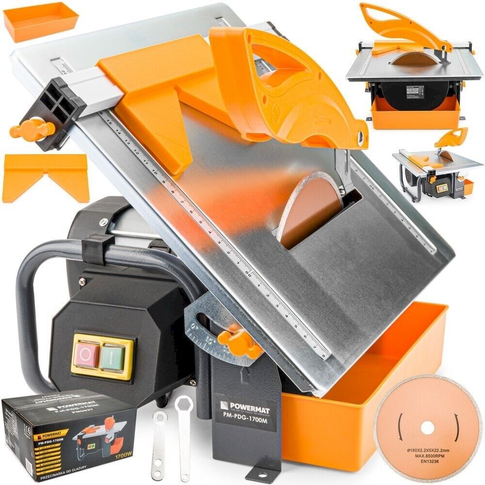 Bauwerkzeuge: Powermat Fliesenschneider 1700W – Neu und originalverpackt aus Bottighofen von zaap