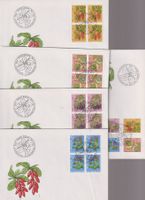 PJ-FDC-Serie 1976. Mit 4-er-Block's.
