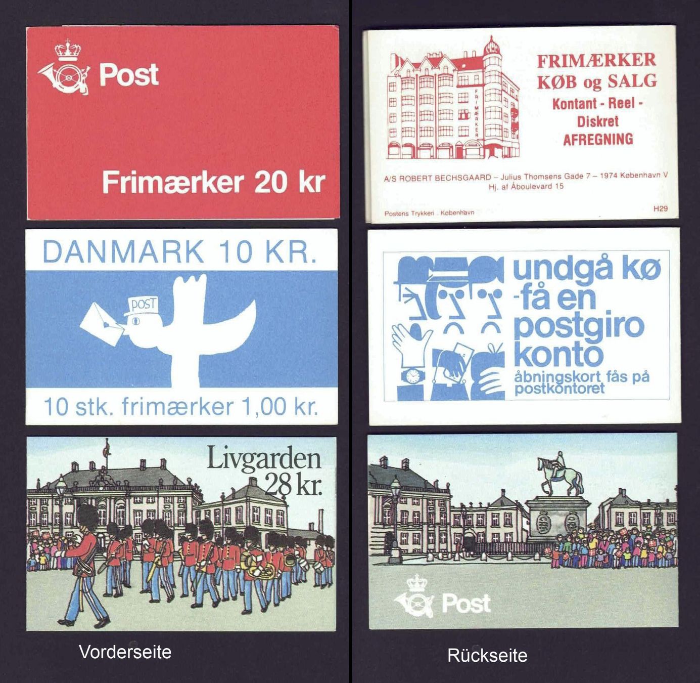 Tutti i francobolli: Dänemark 3 Markenheftchen postfrisch** – Usato da Basel venduto da Pfefferschootte 1