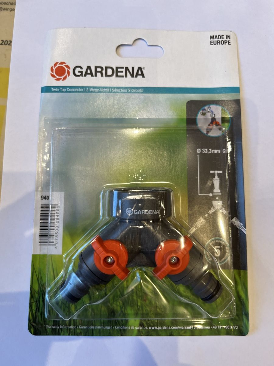 Rubinetteria: Gardena 2 Wege Ventil – Nuovo e nell'imballaggio originale da Trubschachen venduto da WingeierAG