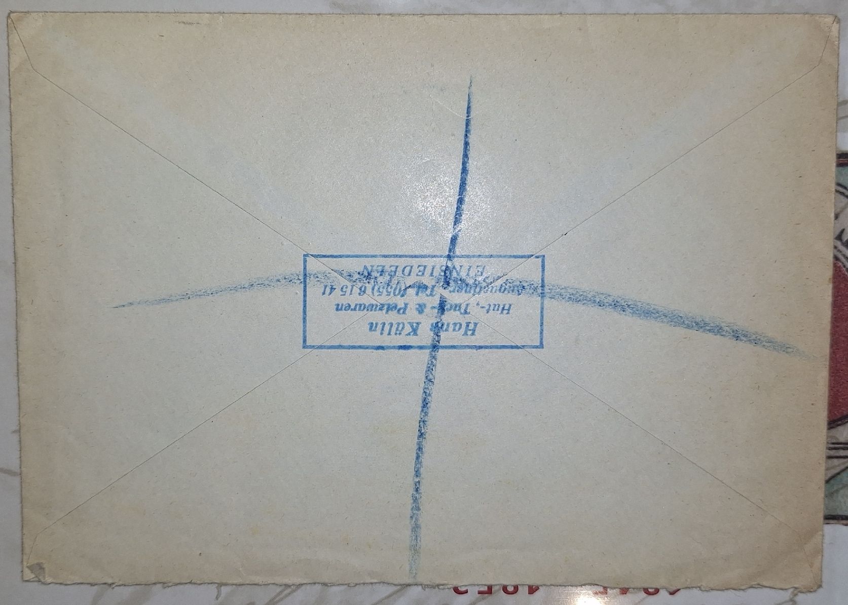 Tutti i francobolli: Pro Patria 1952 Satzbrief Einsiedeln – Usato da Balgach venduto da SIMEON27 1