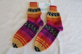 Handgestrickte Wollsocken  Gr: 36/37   (444)