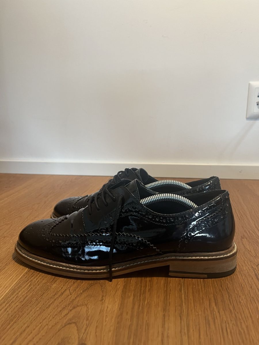 Scarpe da uomo: Budapester Lackschuhe schwarz – Usato da Baden venduto da ale_ys5b