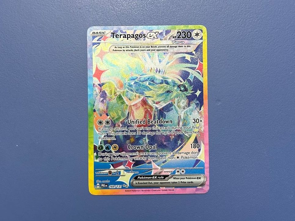 Pokémon Carte collezionabili: Terapagos Ex 169/131 Prismatic Evolution EN – Usato da Schlieren venduto da happymerchant64