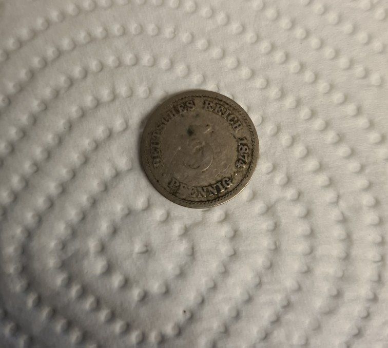 Tutti le monete: 1x 5 Pfennig von 1874 – Usato da Zell LU venduto da Jamaila