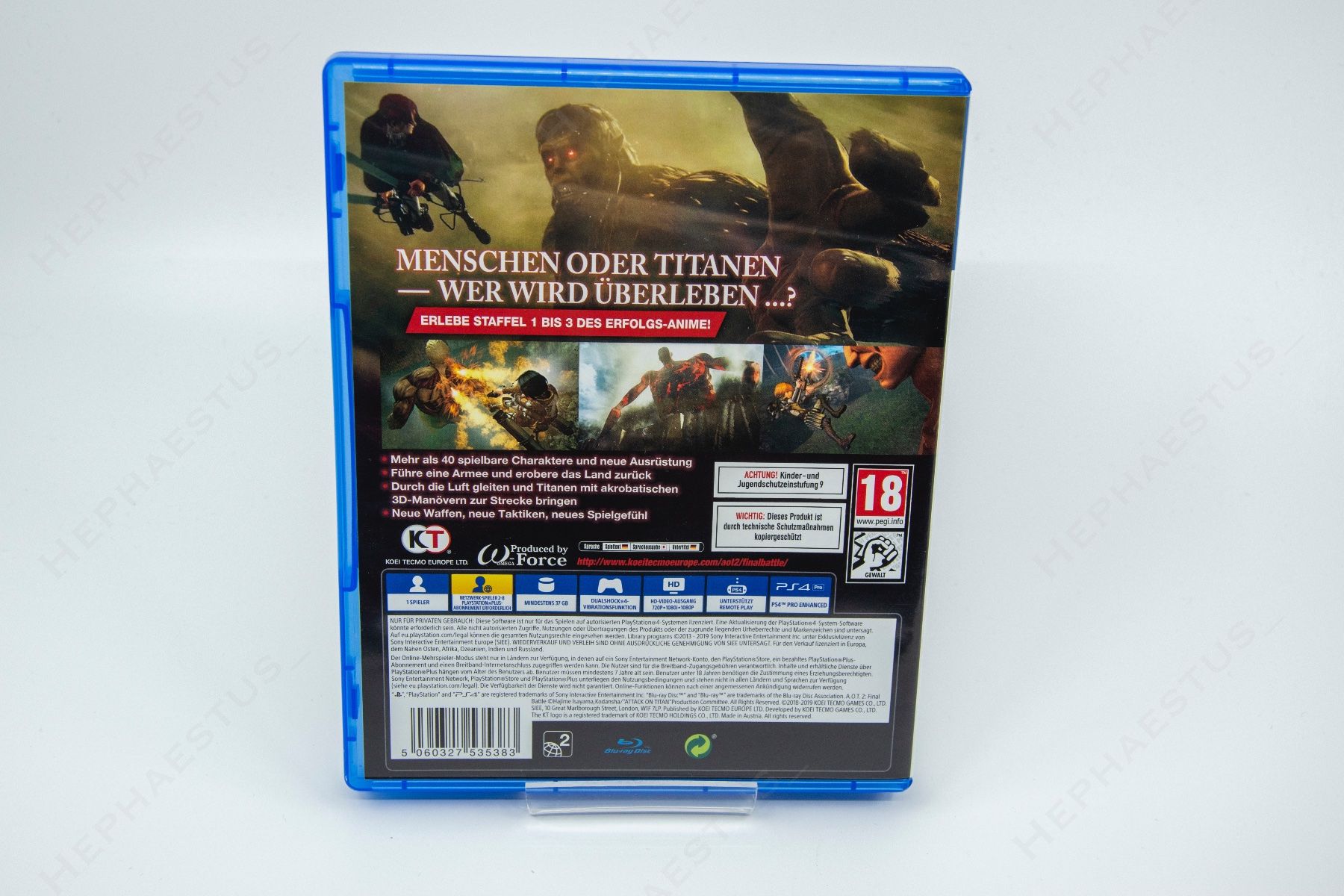 Sony Giochi: A.O.T. 2: Final Battle PS4 – Usato da Effretikon venduto da Hephaestus_ 1