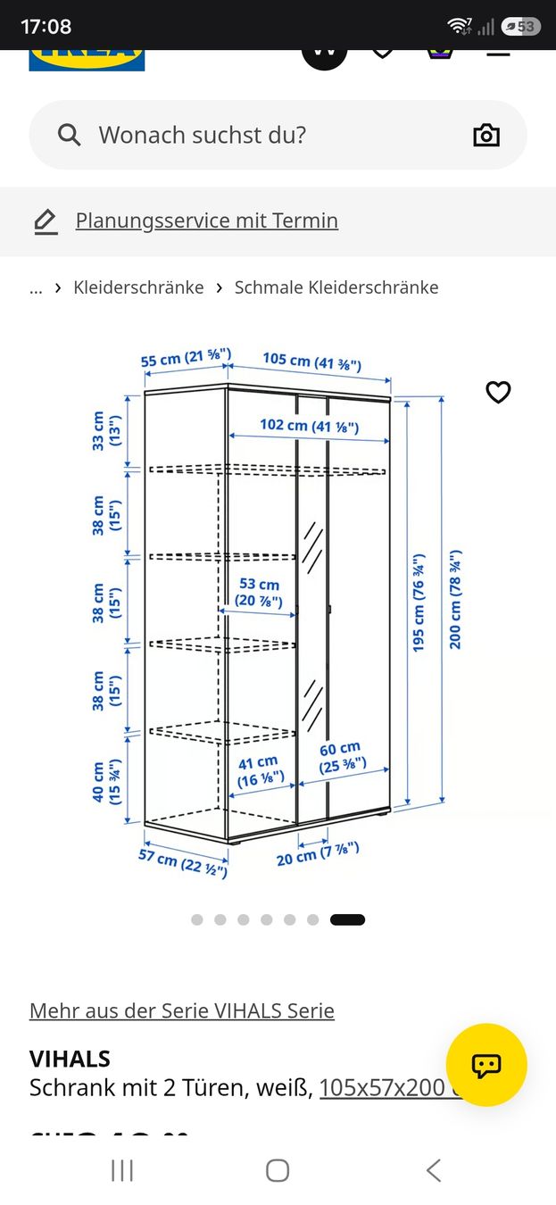 Ikea Armadi: Ikea Vihals Schrank – Usato da Männedorf venduto da vanessa0510 1
