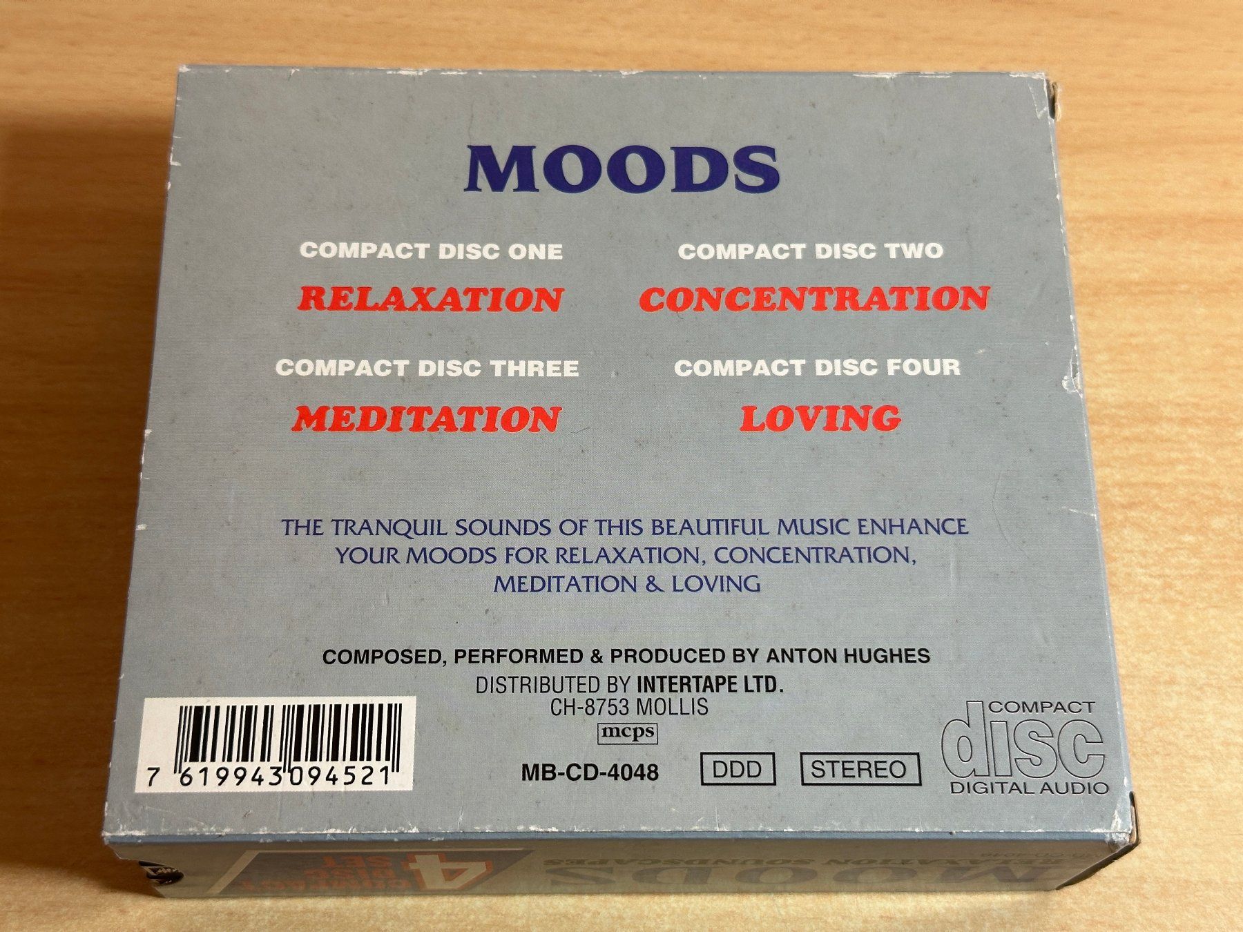 CD: Moods Relaxation Soundscapes - 4 CD – Usato da Rikon im Tösstal venduto da Alpenmutz 1