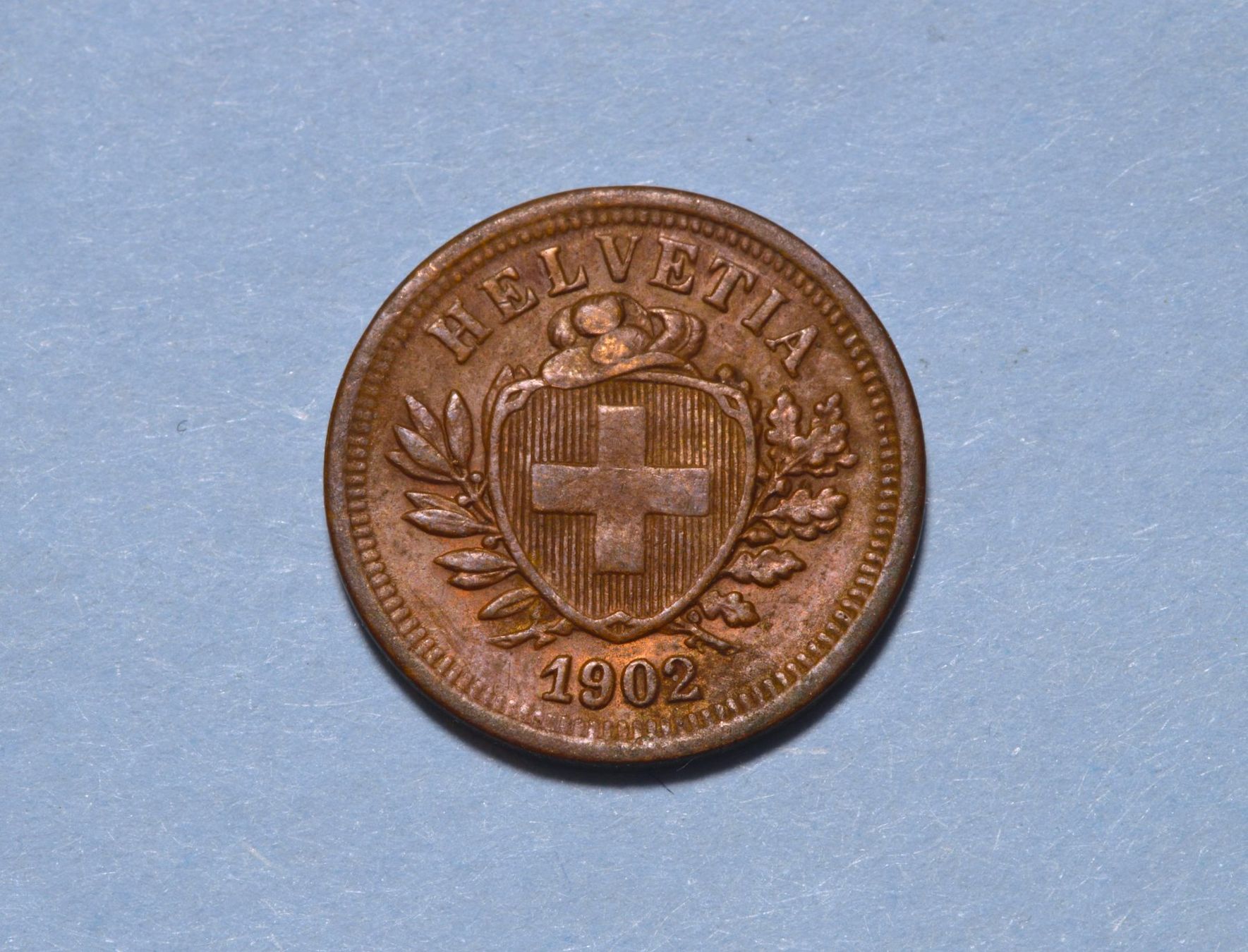 Tutti le monete: 1 Rappen 1902 – Usato da Oberglatt ZH venduto da ZH111