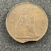 Abart 1 Penny England 1967 Zainende