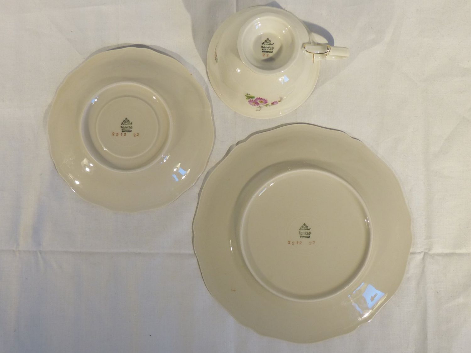 Rosenthal Set di piatti: antikes Rosenthal cippendale Frühstück Set – Nuovo (secondo la descrizione) da Zürich venduto da botschinski 4