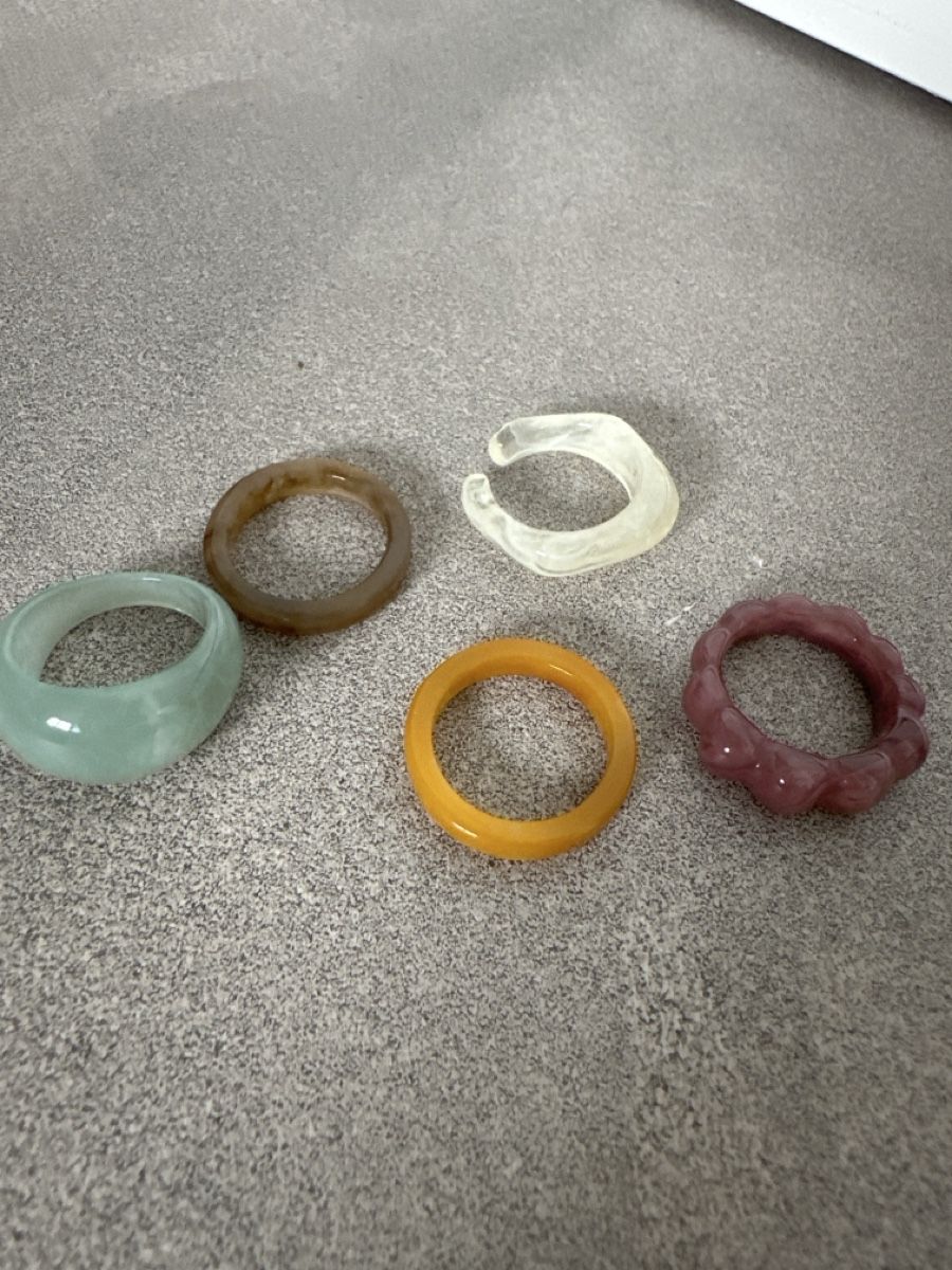 Bagues: 5 Ringe buntsortiert im Set NEU – Neuf (Voir description) à Dietikon par vithya88 2