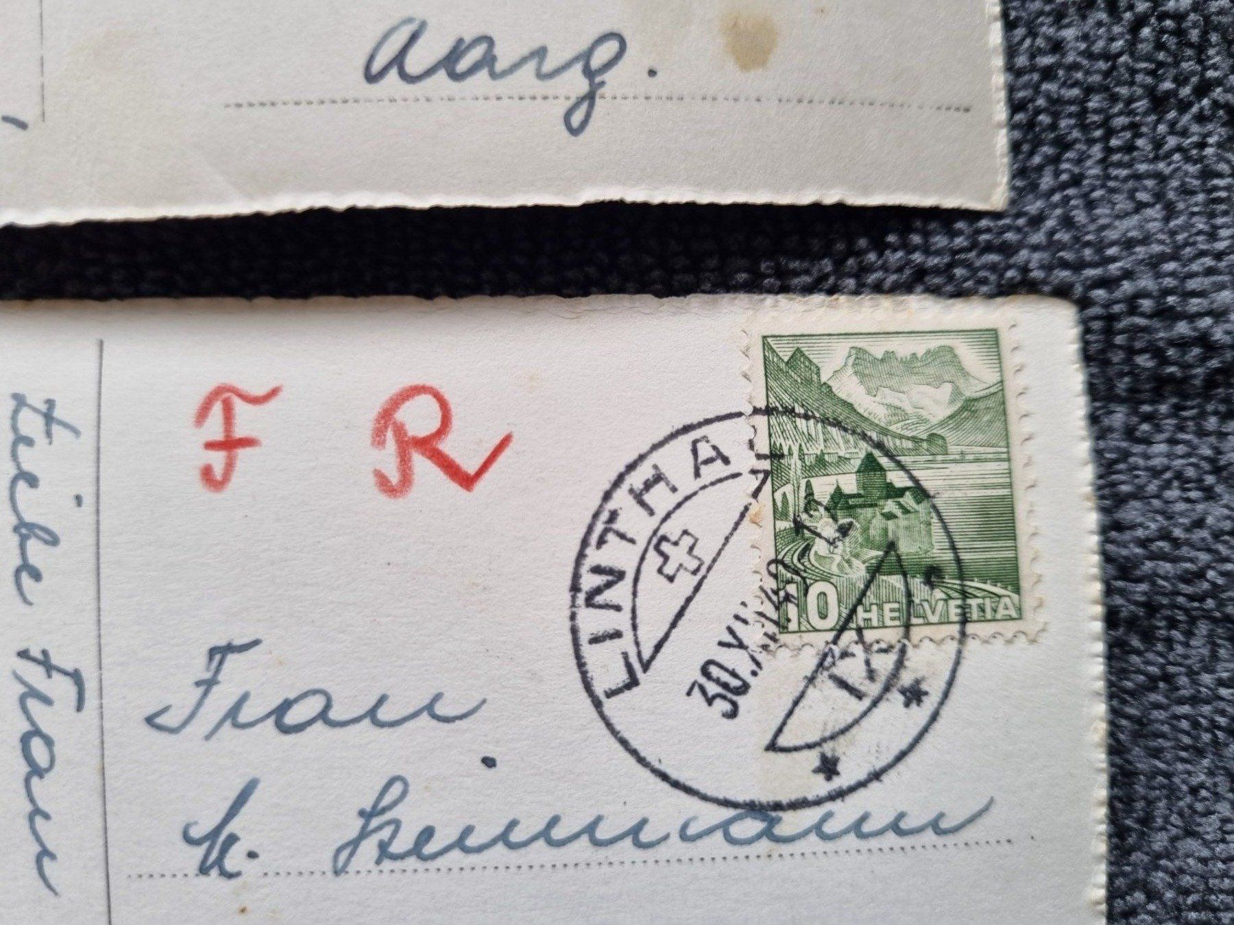 Ansichtskarten: Braunwald 1947-1967 4 Ansichtskarten Postkarten gelaufen – Gebraucht aus Reinach AG von Cme 3